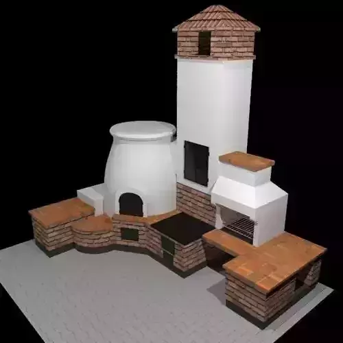 Outdoor oven complex