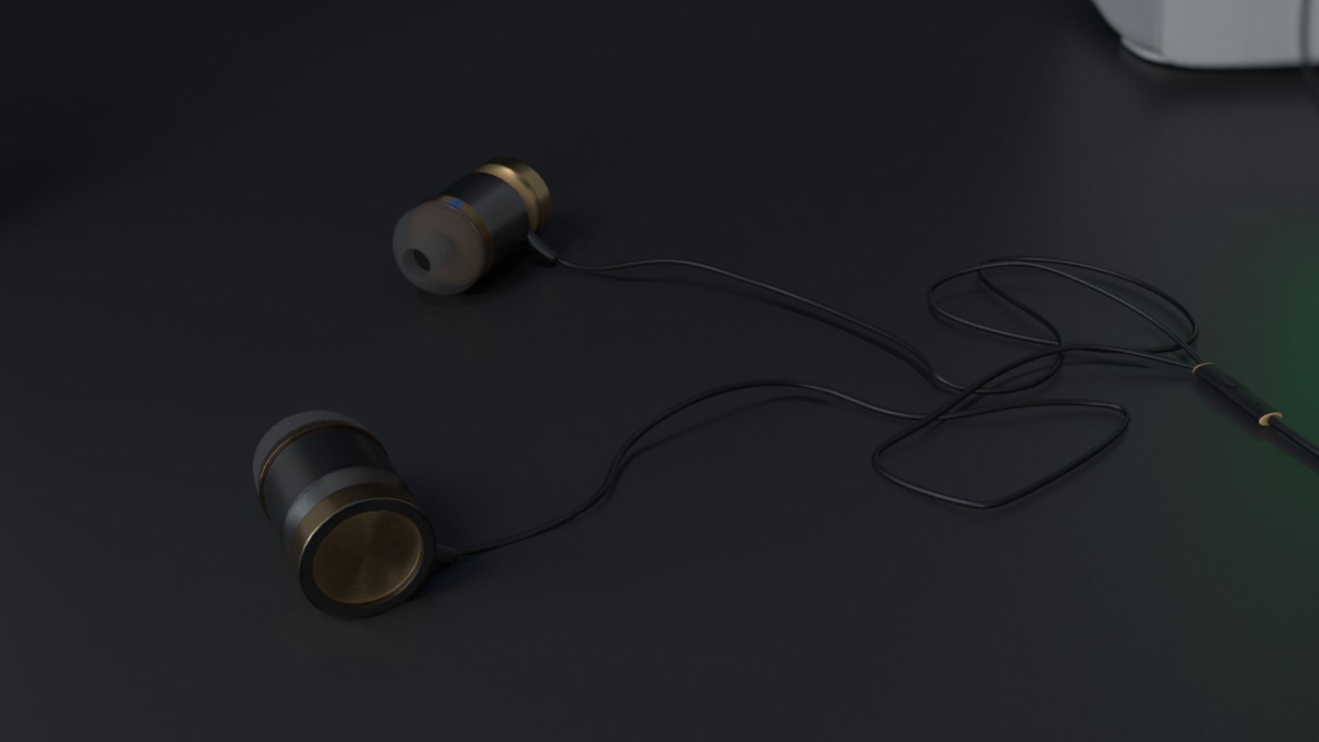 PBR Highpoly Speakers and earphones 3D model_3