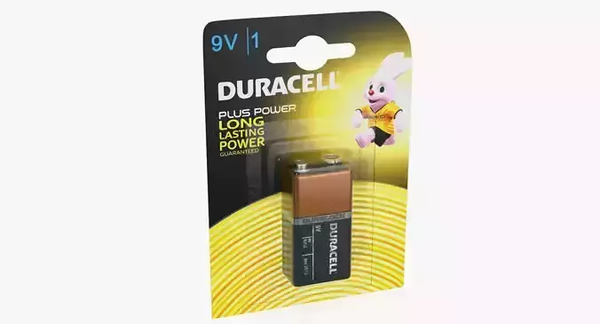 9V Duracell Battery Alkaline Pack