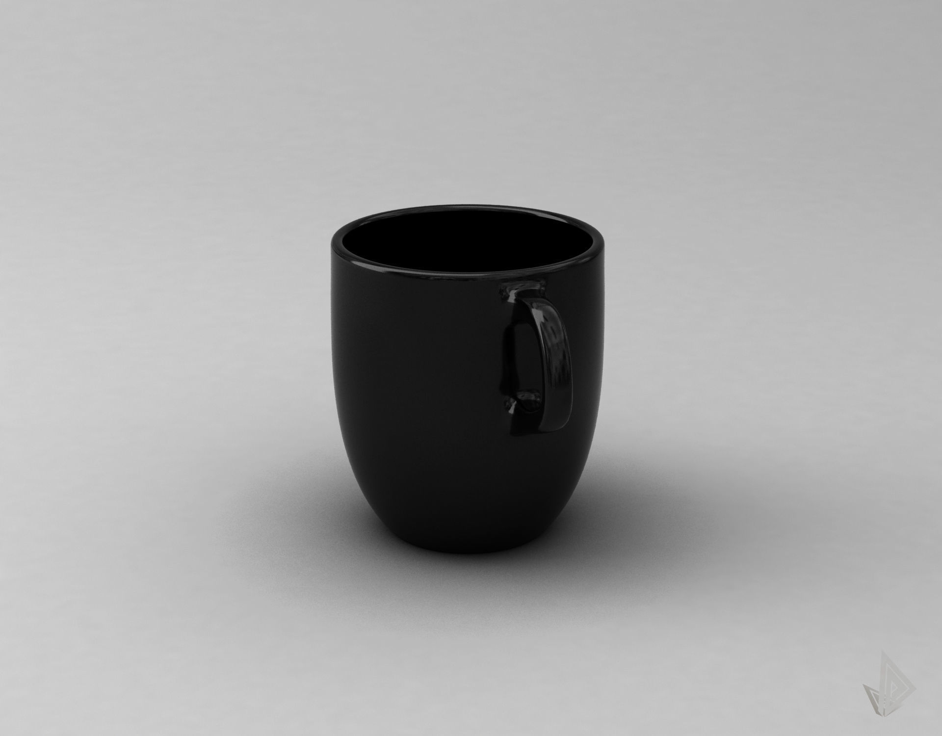 CUP---007 cup with two handles 3D print model_18