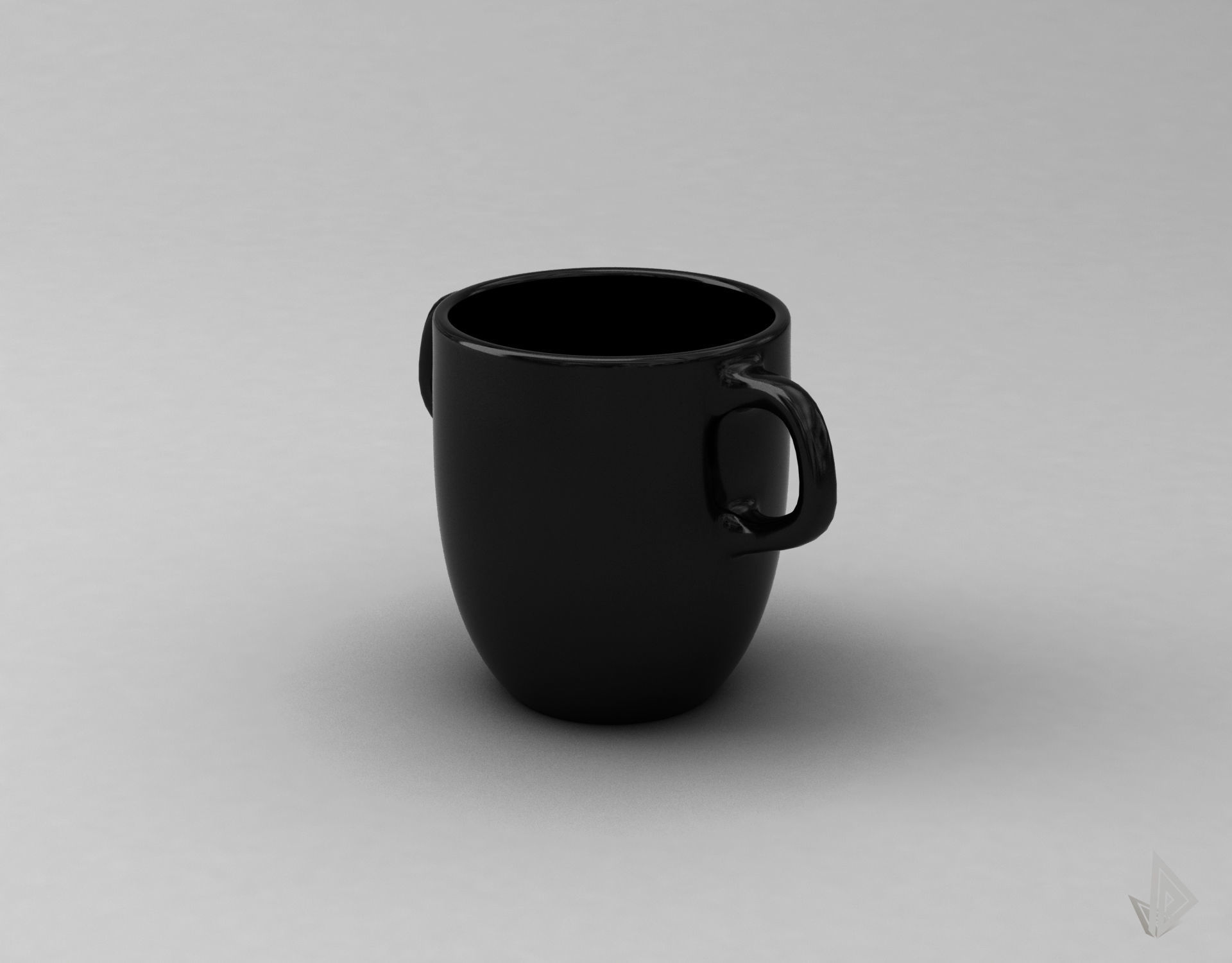 CUP---007 cup with two handles 3D print model_19