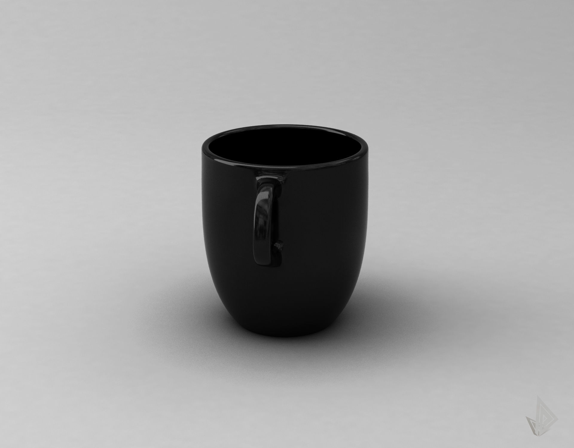 CUP---007 cup with two handles 3D print model_8