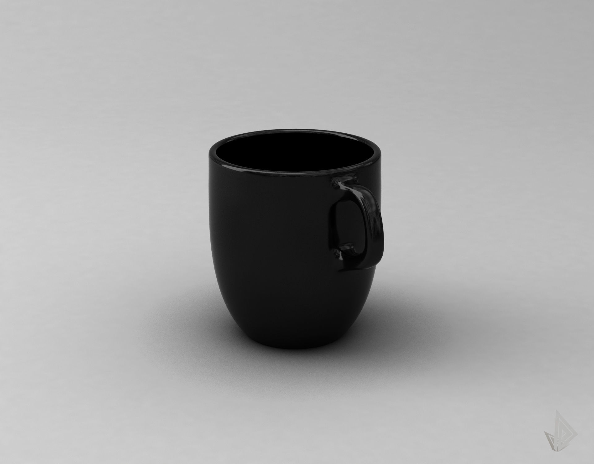 CUP---007 cup with two handles 3D print model_10