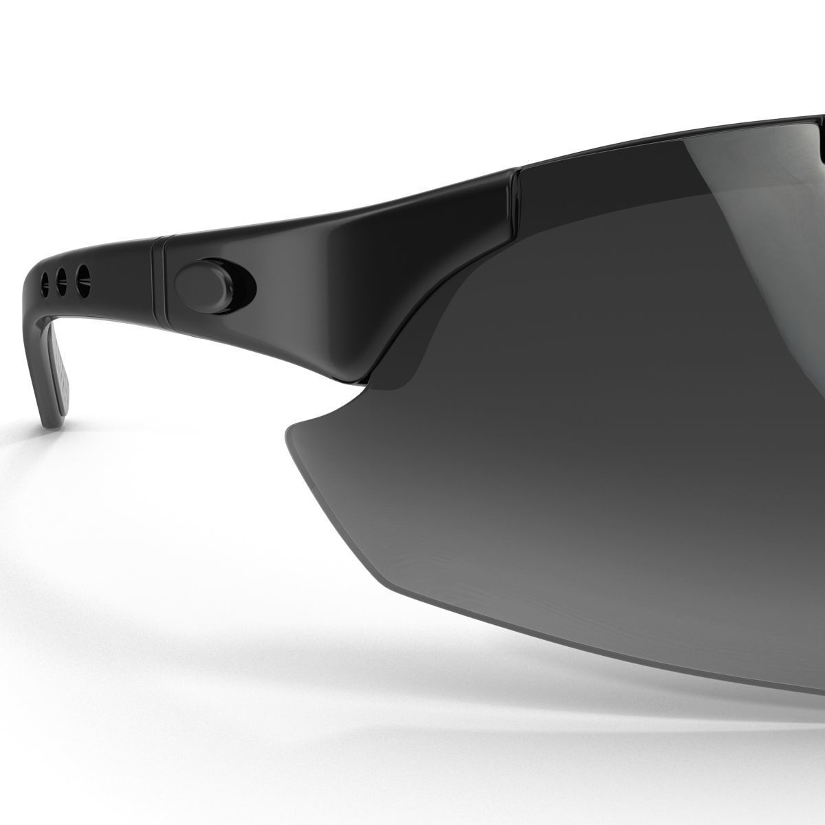 Sport Glasses Black 3D model_8