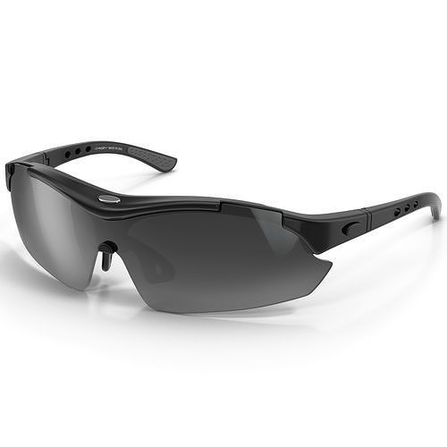 Sport Glasses Black 3D model