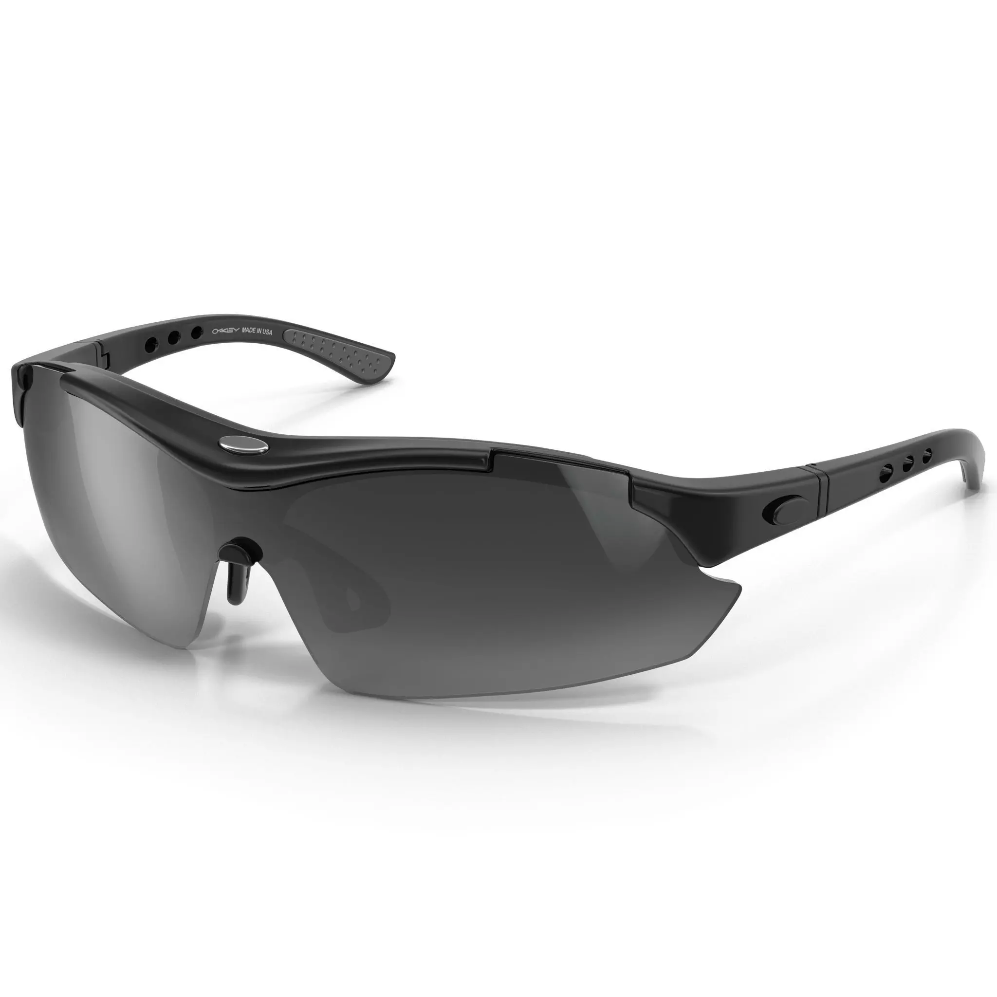 Sport Glasses Black 3D model_0