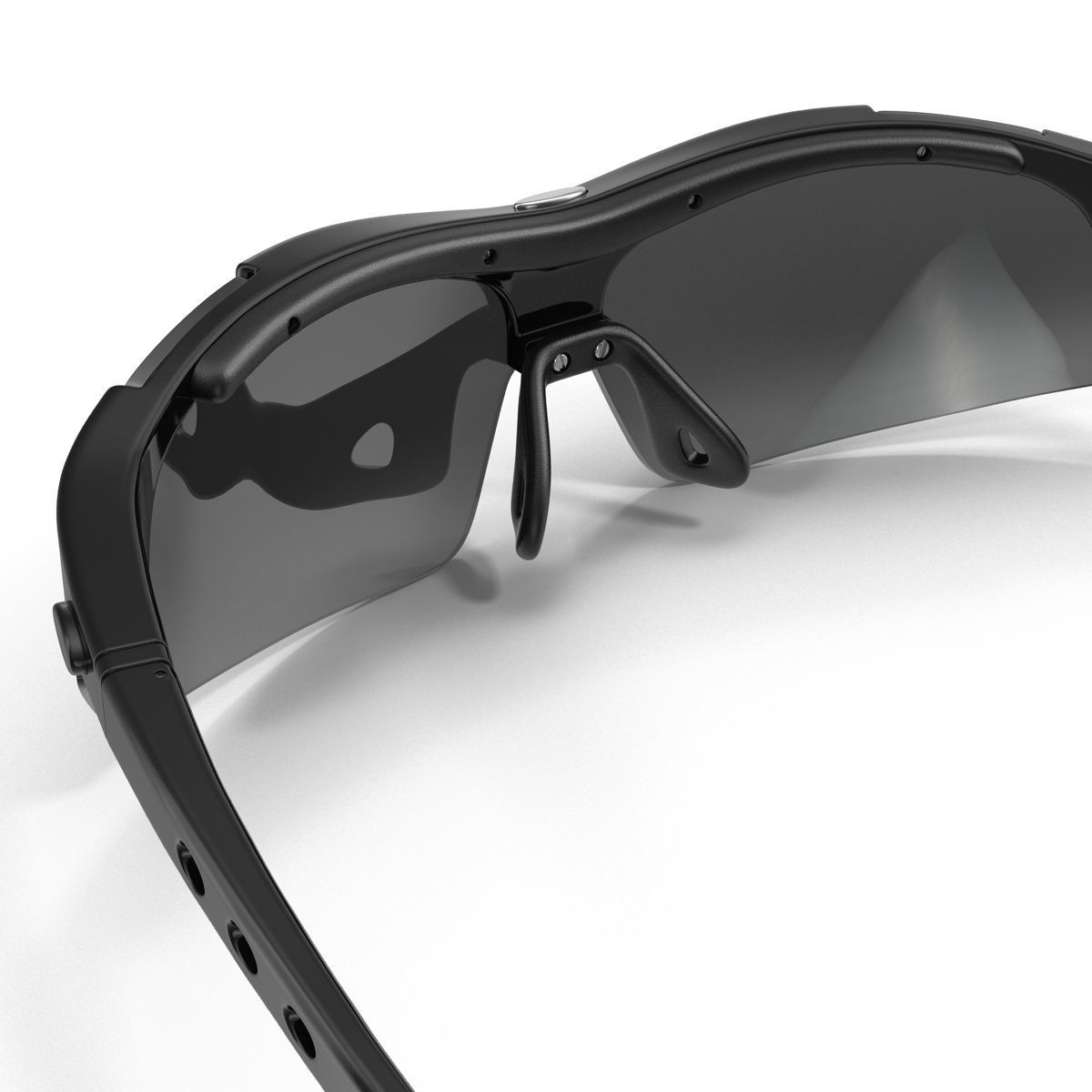 Sport Glasses Black 3D model_6