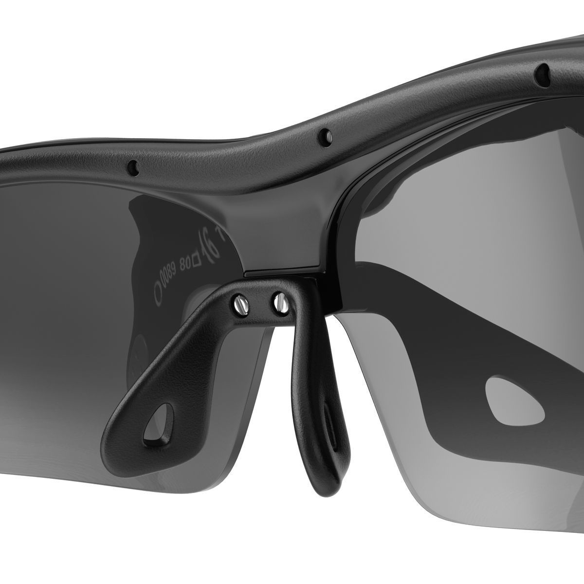 Sport Glasses Black 3D model_10