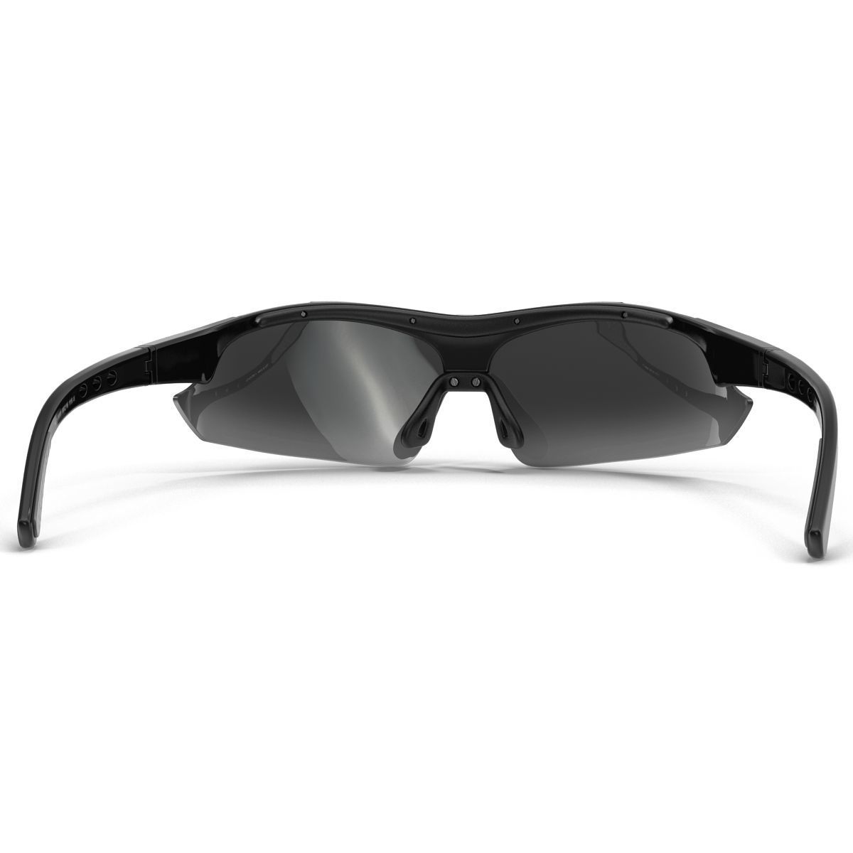Sport Glasses Black 3D model_3