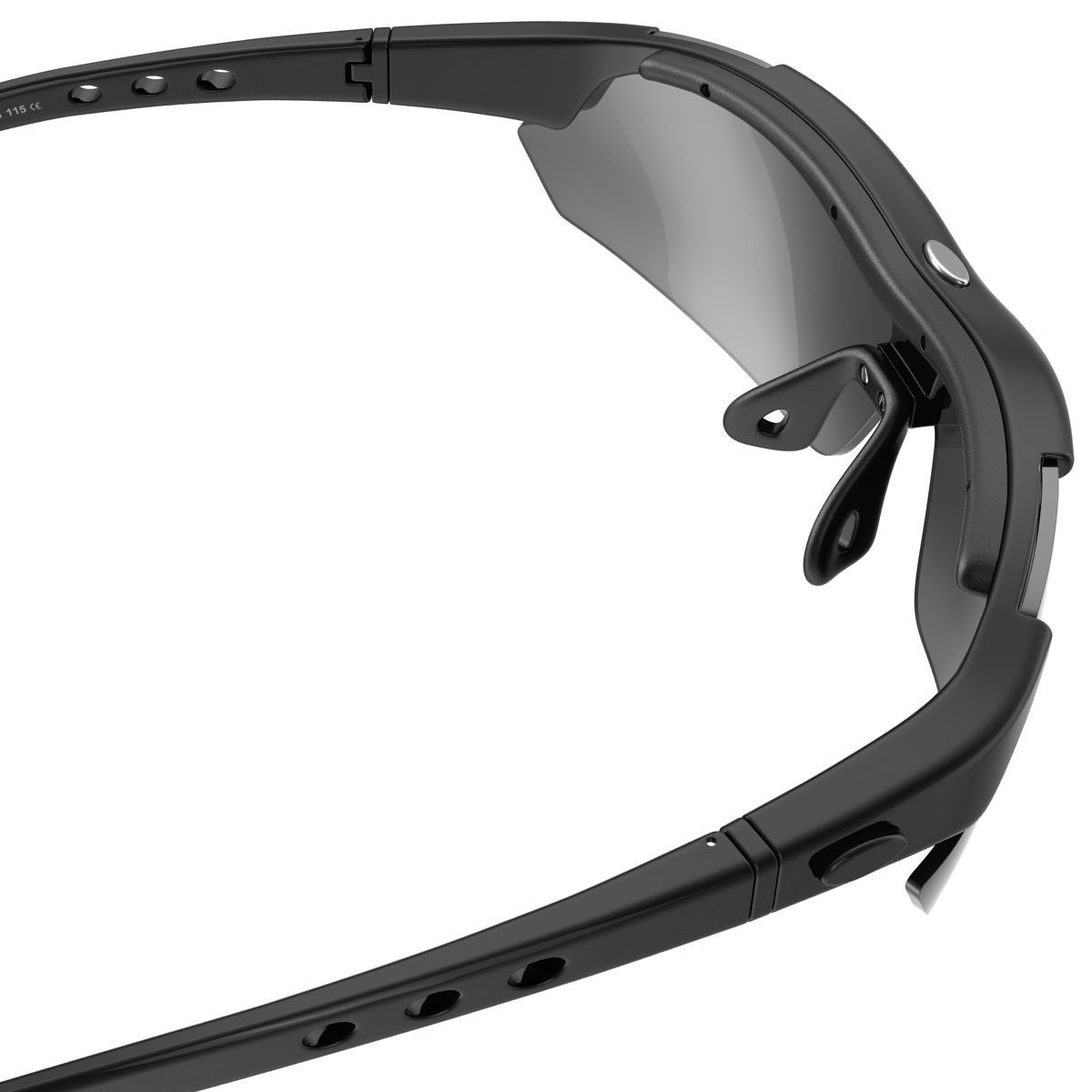 Sport Glasses Black 3D model_14