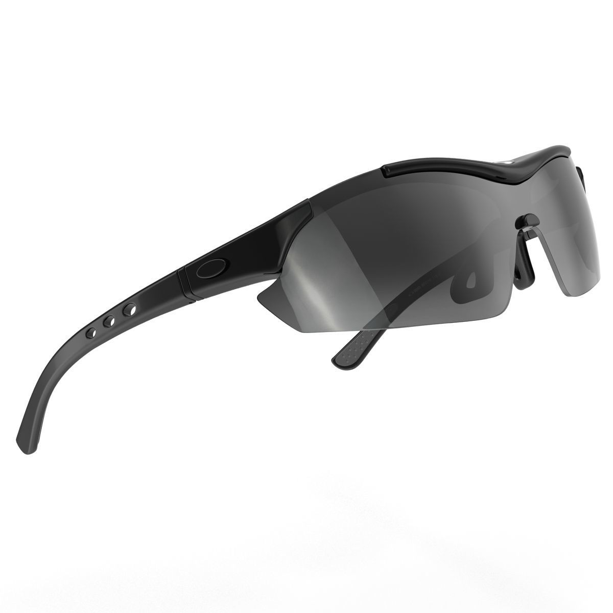Sport Glasses Black 3D model_9