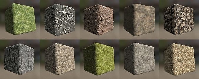 10 Seamless ground textures Texture
