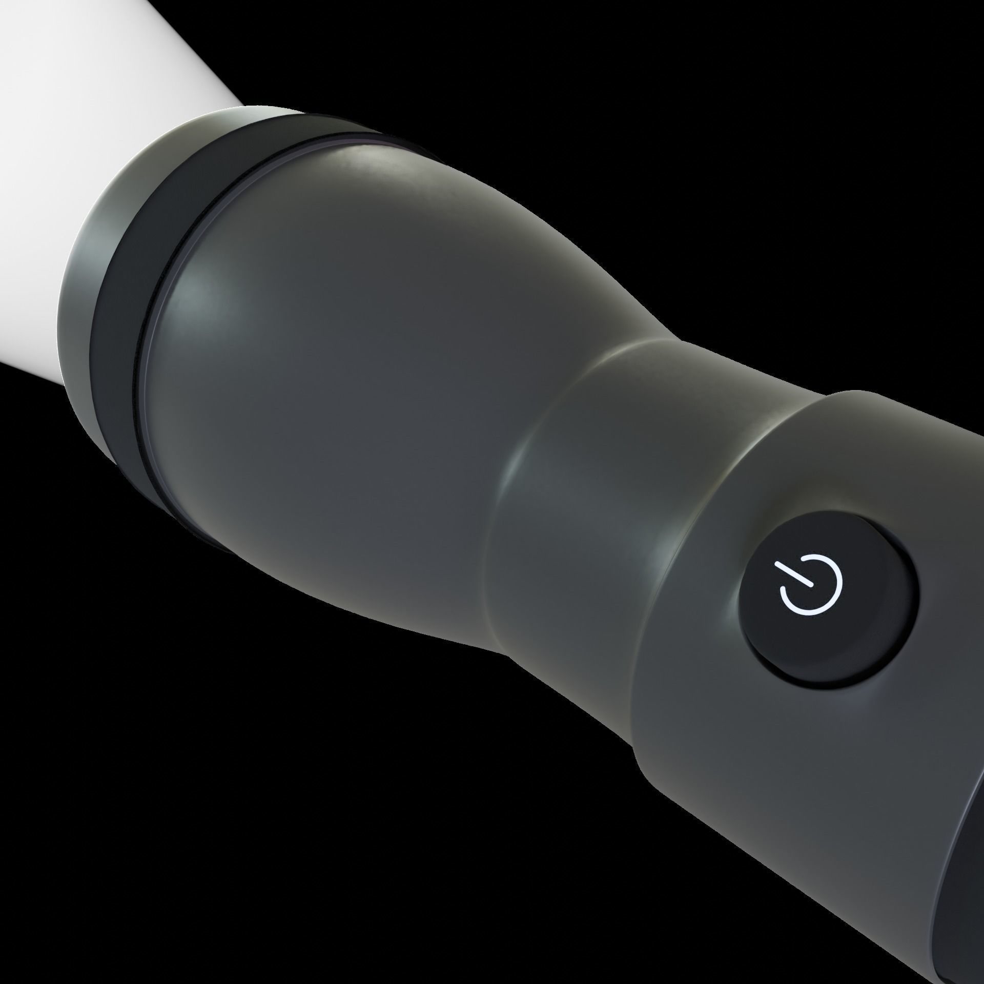 Security Flashlight 3D Model Free 3D model_2