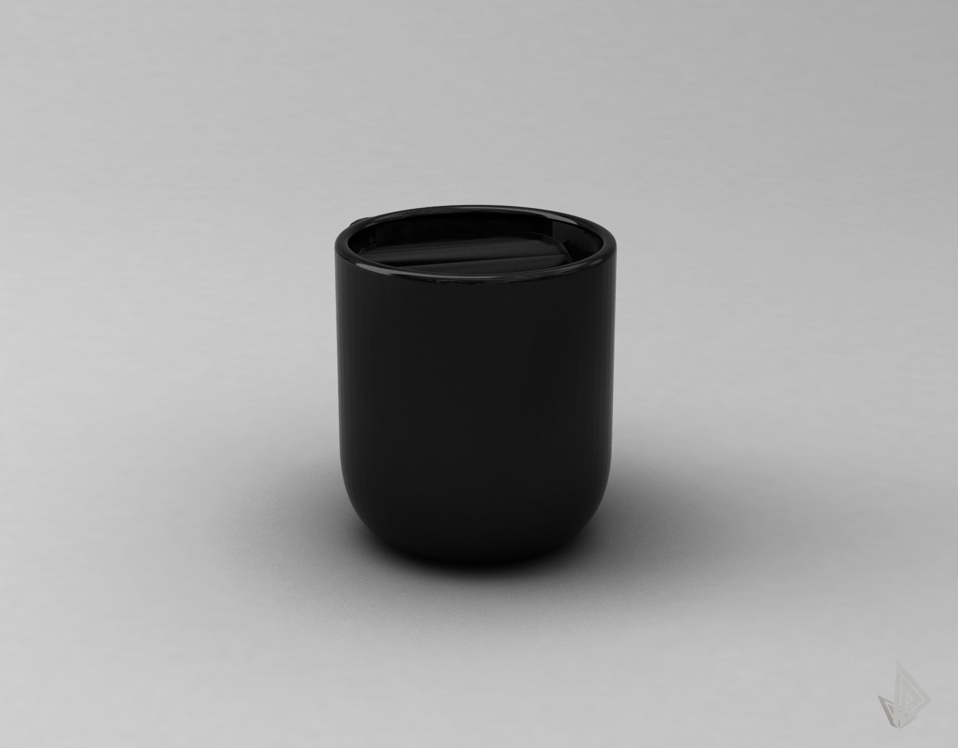 CUP---010 coffee mug with heart shape 3D print model_8