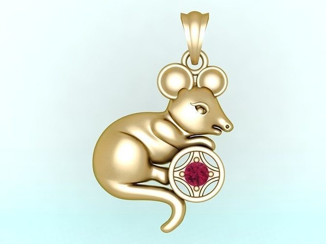 Mickey Mouse Pendant - Mouse Pendant 3D print model