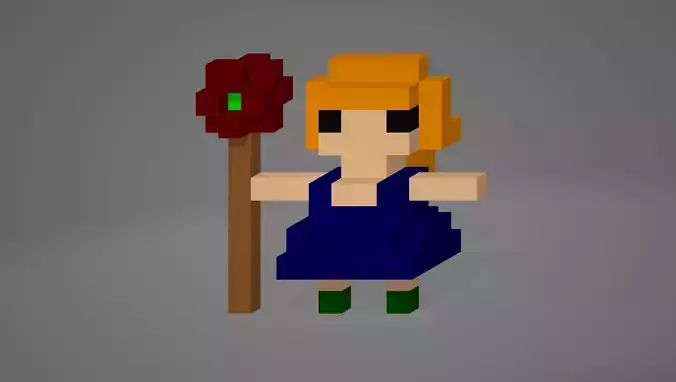 Voxel Girl