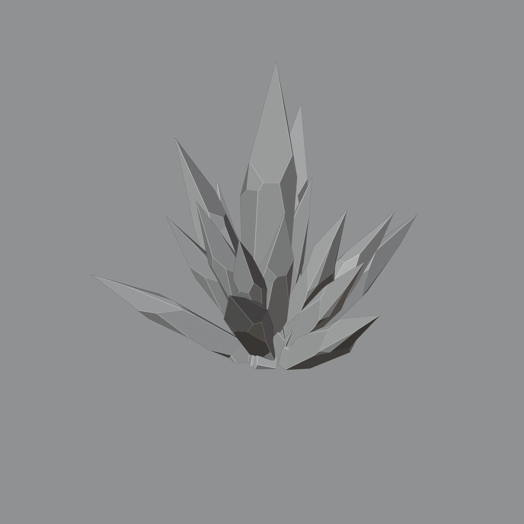 crystal pack low-poly game ready Low-poly 3D model_11