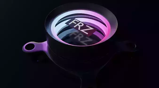 An NZXT-like AIO cooler Free 3D model