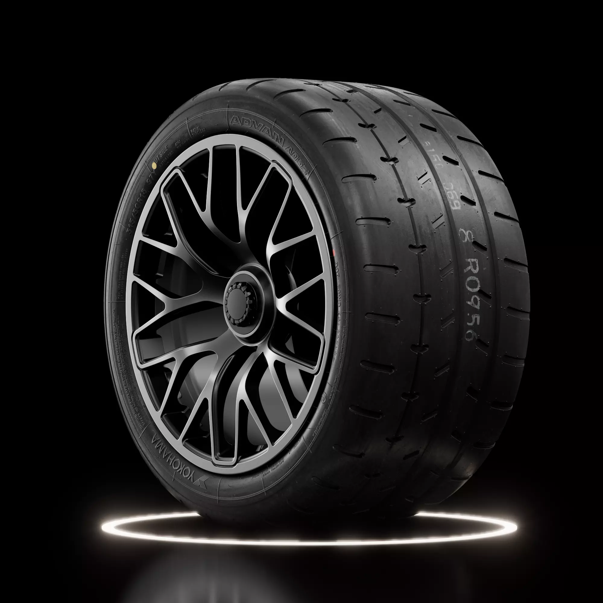 Yokohama Advan A052 New Real World Details 3D model