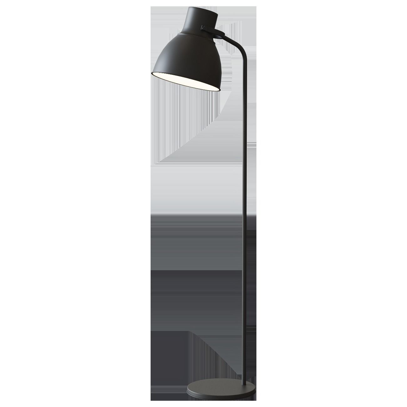 HEKTAR Floor lamp dark gray 3D model_1