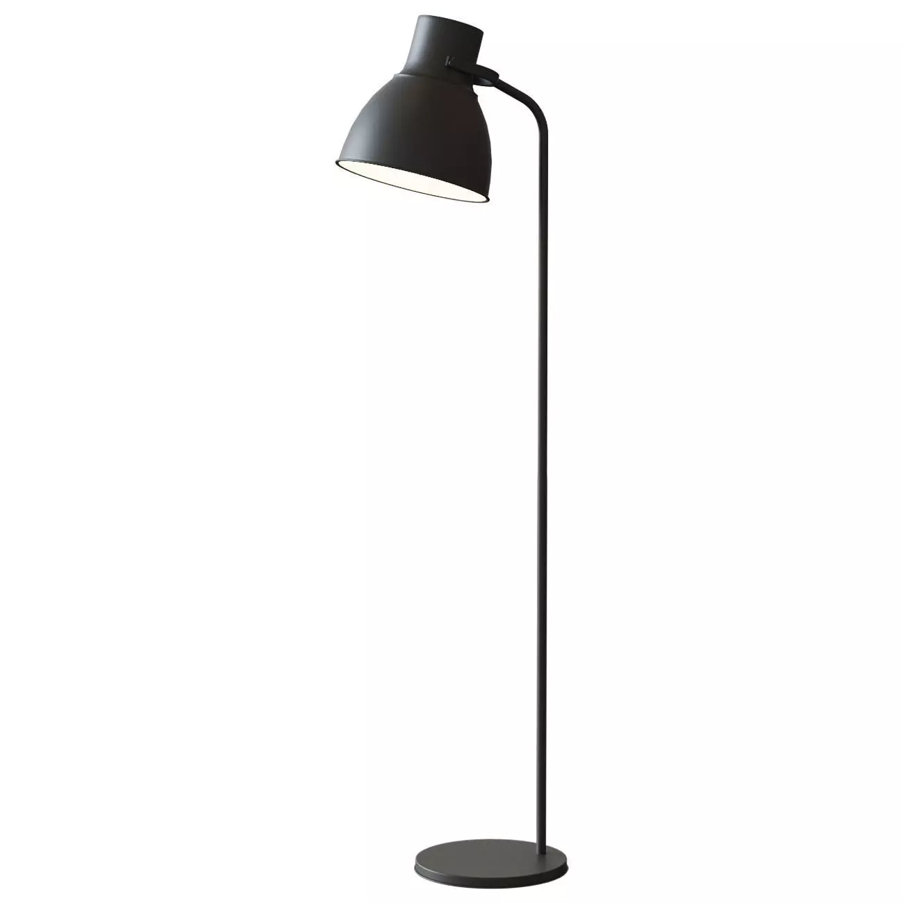 HEKTAR Floor lamp dark gray 3D model_0