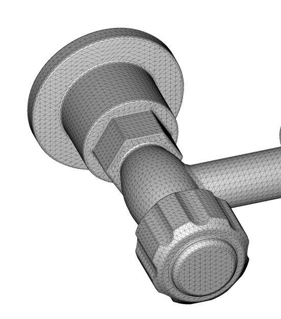 Stylish Shower Tap 3D print model_4