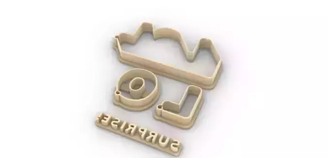 LOL Word Cookie Cutters 