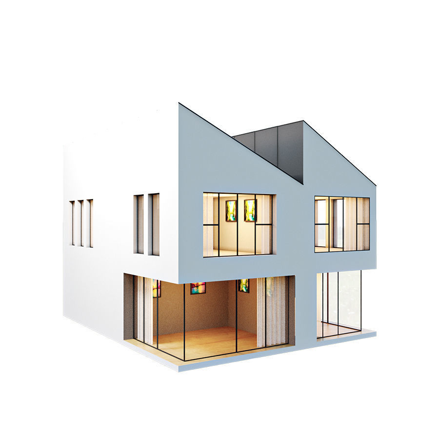 kolleksiya modren house N2 3D model_12