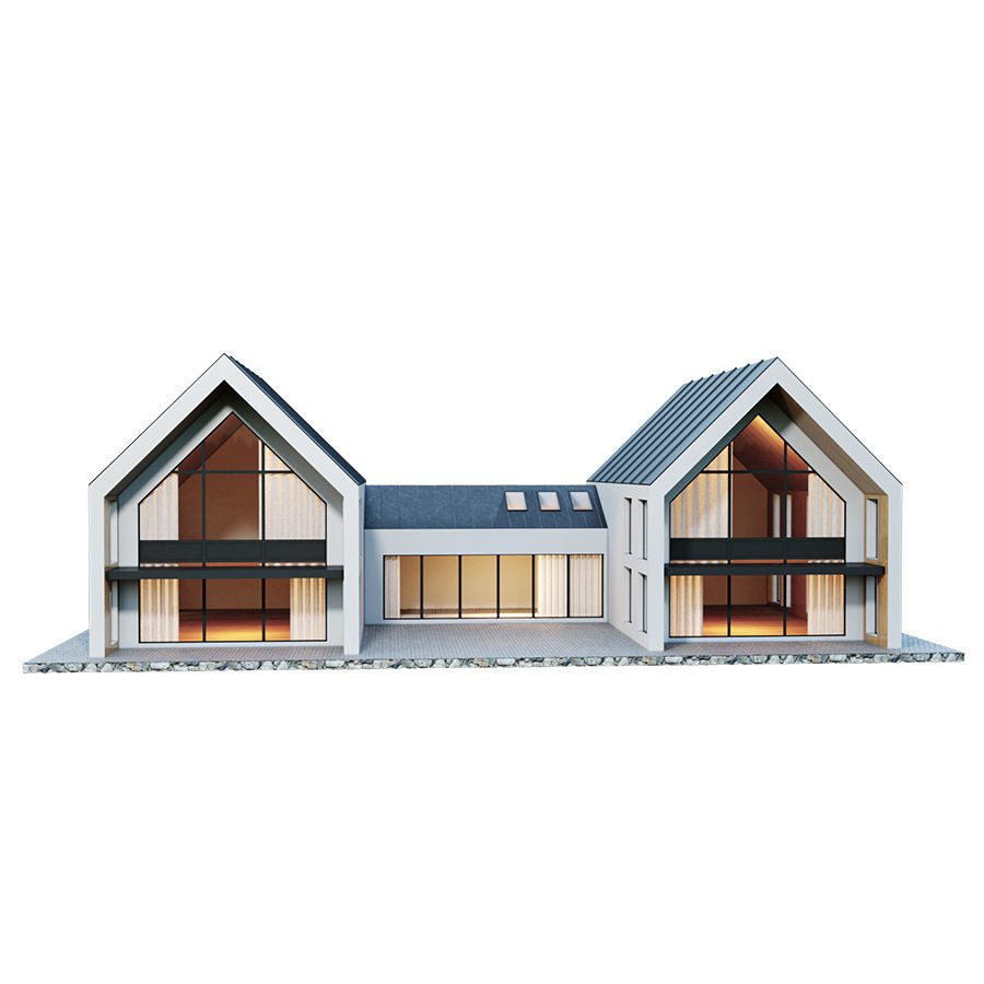 kolleksiya modren house N2 3D model_10