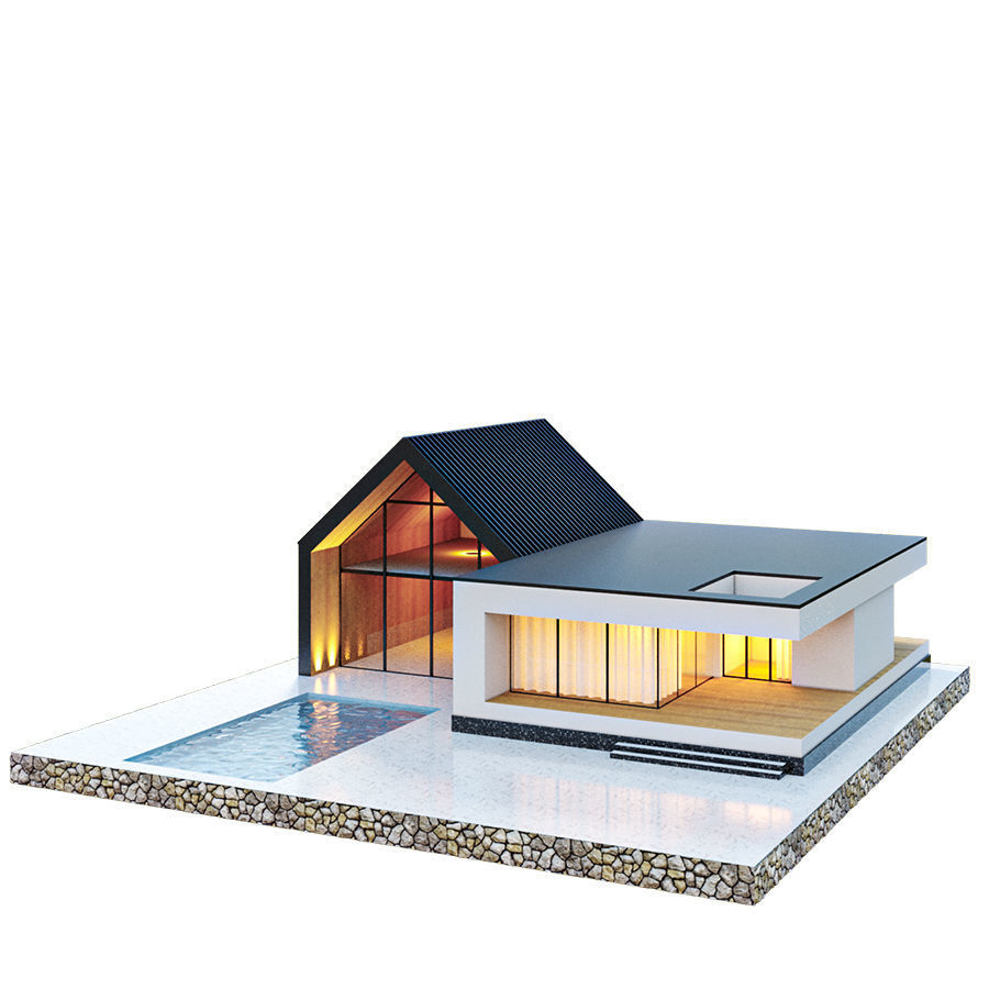 kolleksiya modren house N2 3D model_5