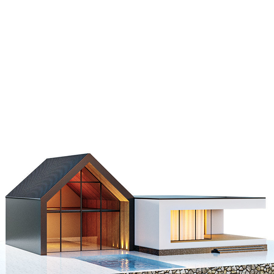kolleksiya modren house N2 3D model_4