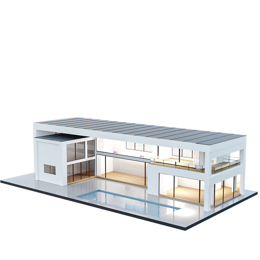 kolleksiya modren house N2 3D model_3