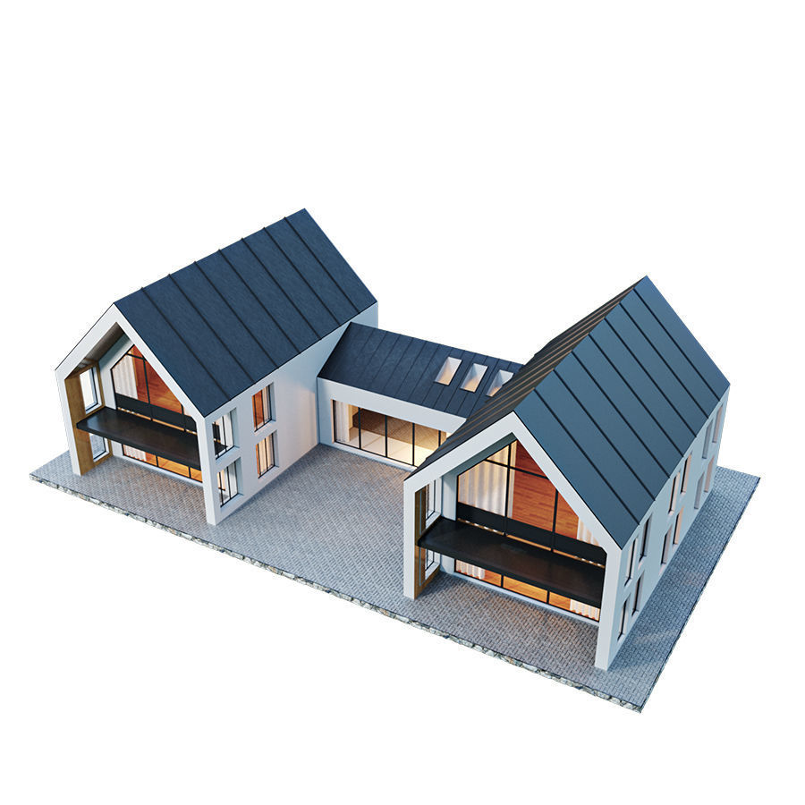 kolleksiya modren house N2 3D model_14