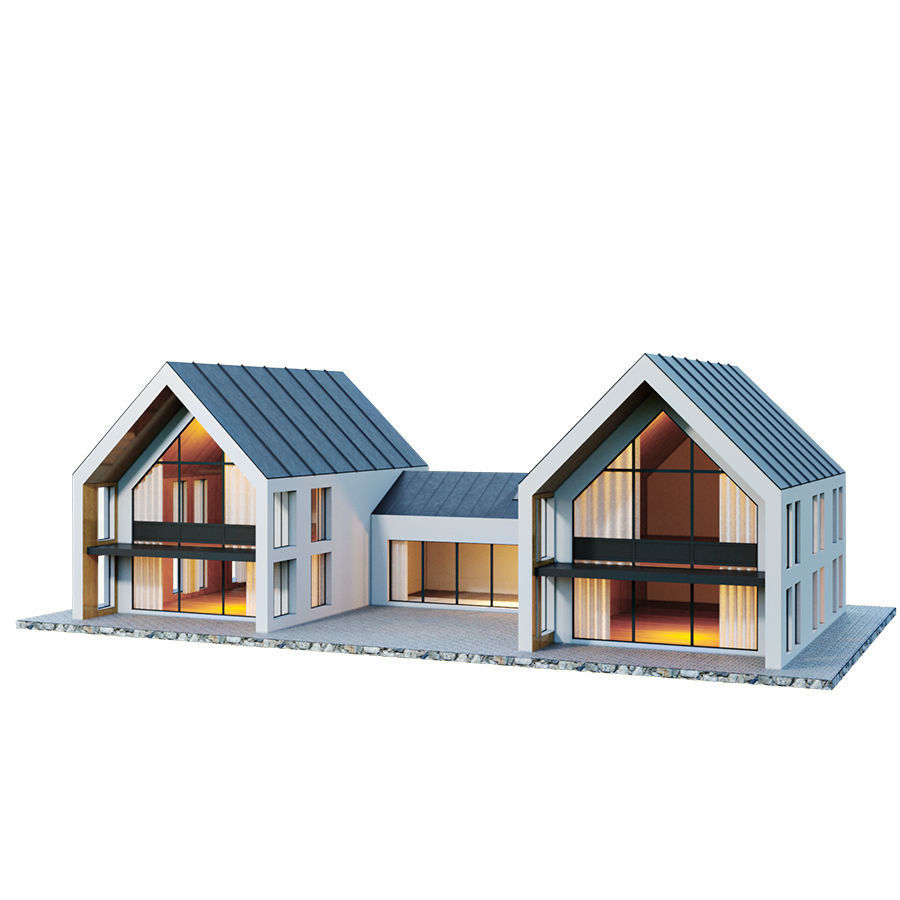 kolleksiya modren house N2 3D model_2