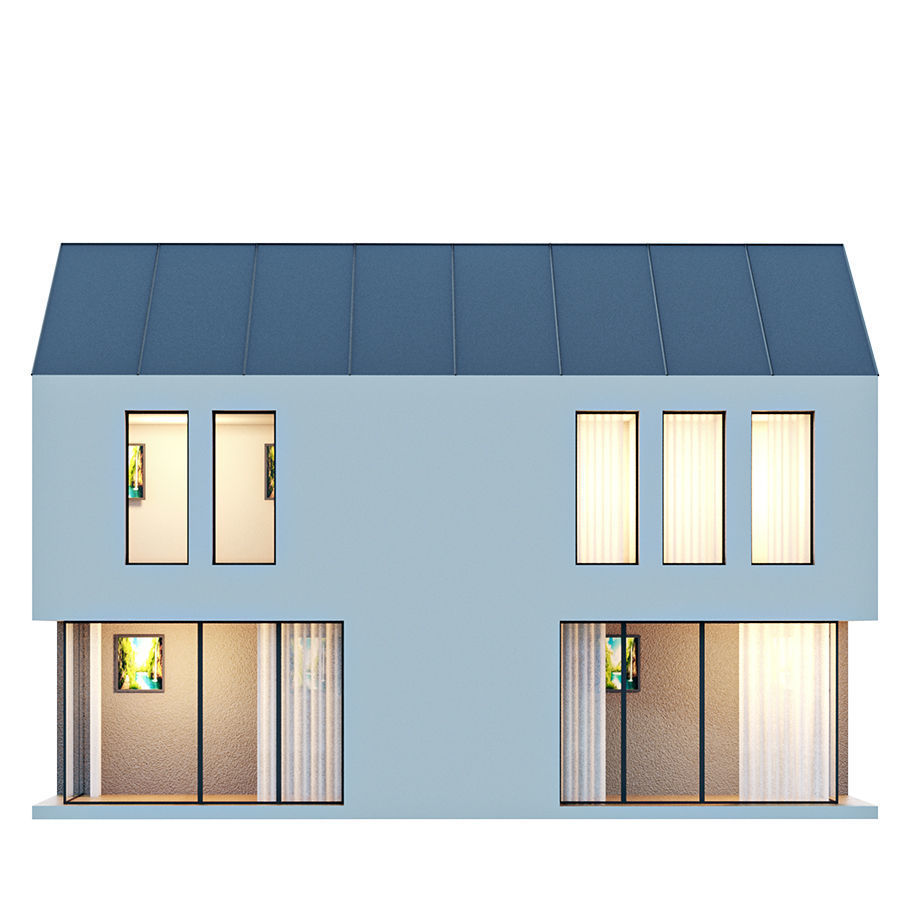 kolleksiya modren house N2 3D model_19
