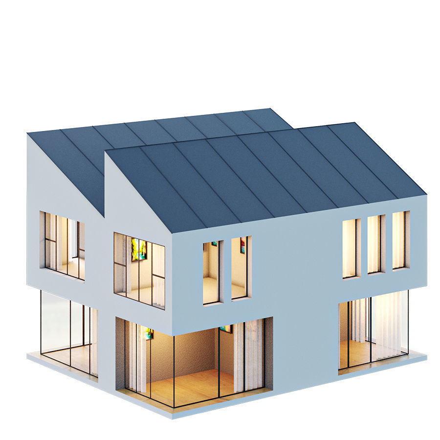kolleksiya modren house N2 3D model_1