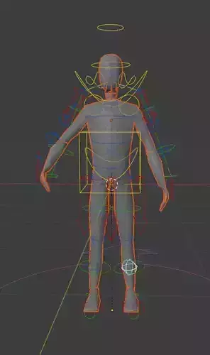 Low poly character with rig  Free low-poly 3D model