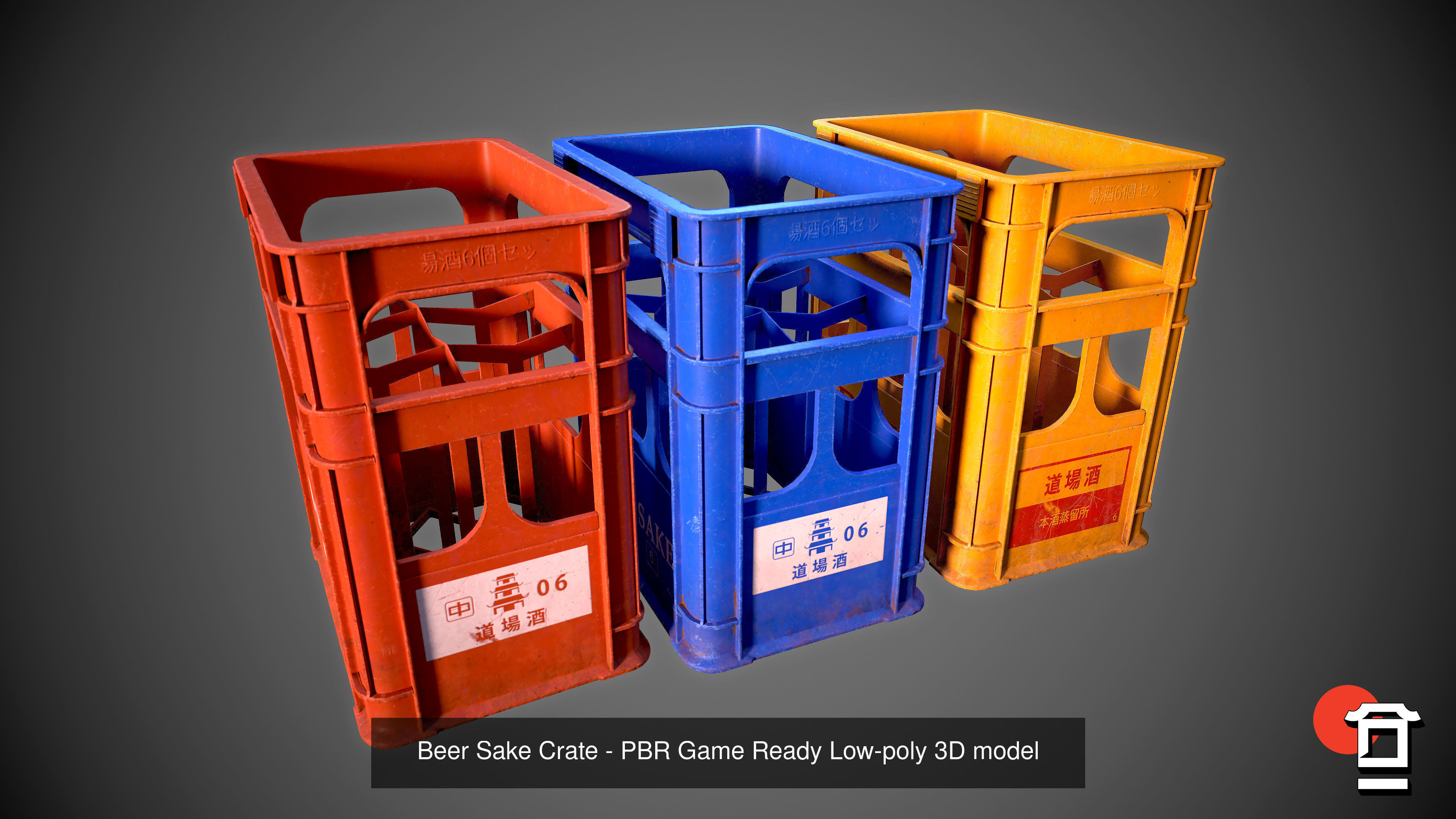 Street Props - Japanese Urban Set 3D Model Collection_7