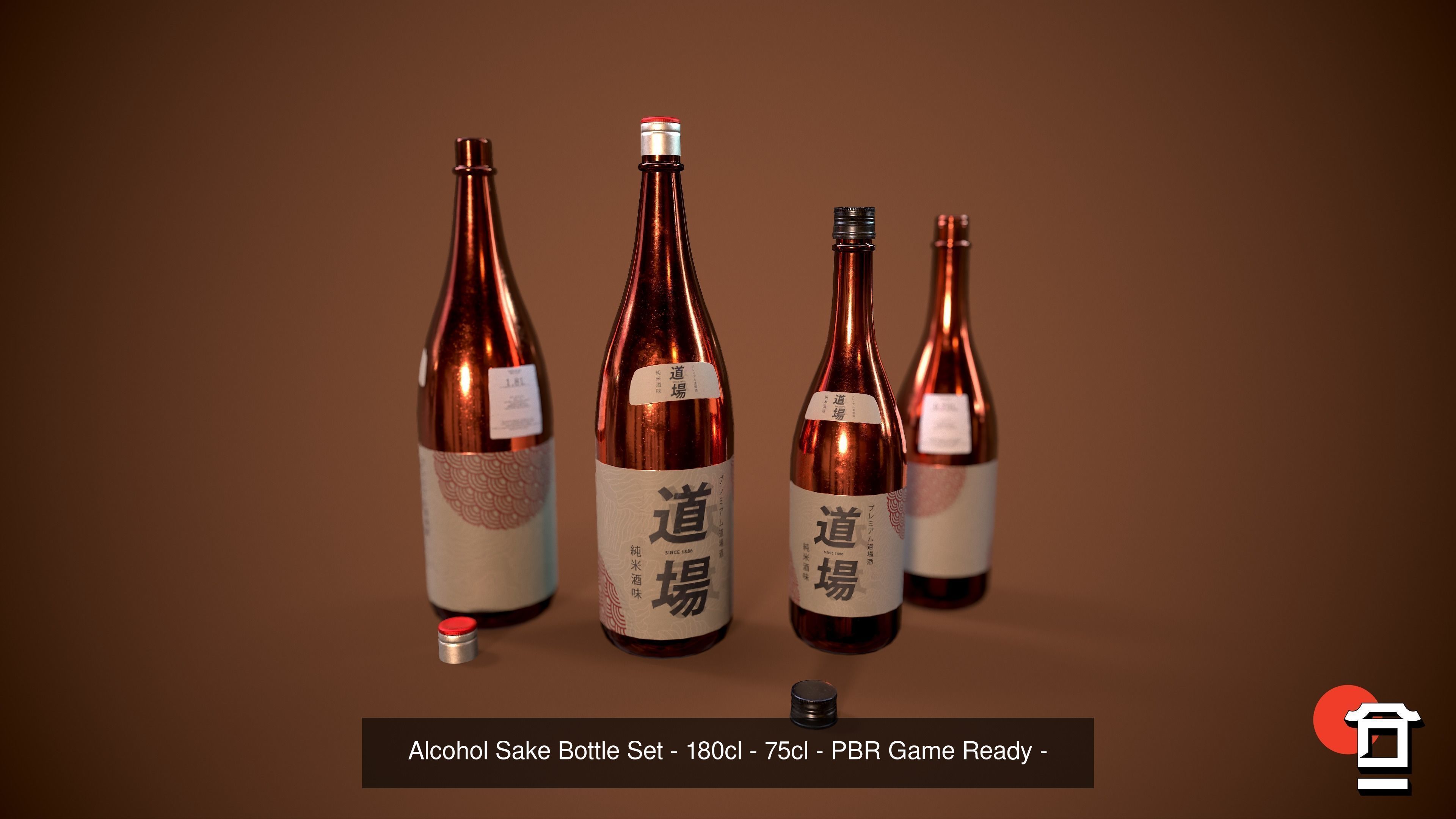 Street Props - Japanese Urban Set 3D Model Collection_6