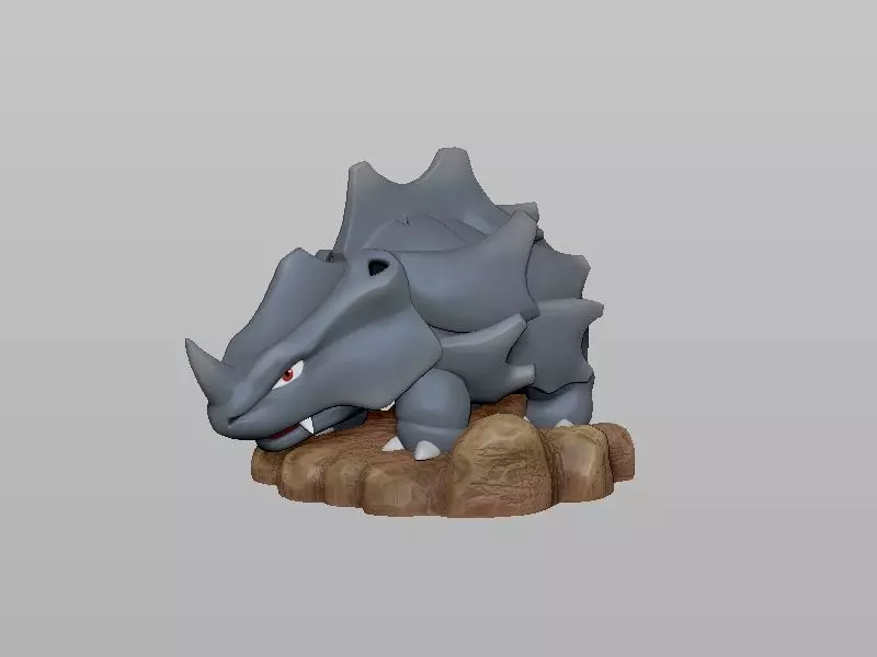 Pokemon Rhyhorn 3D Print model 3D print model_0