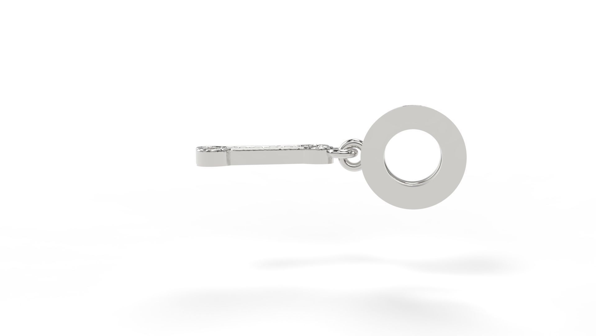 Love Dog Charm with Gems 3D print model_2