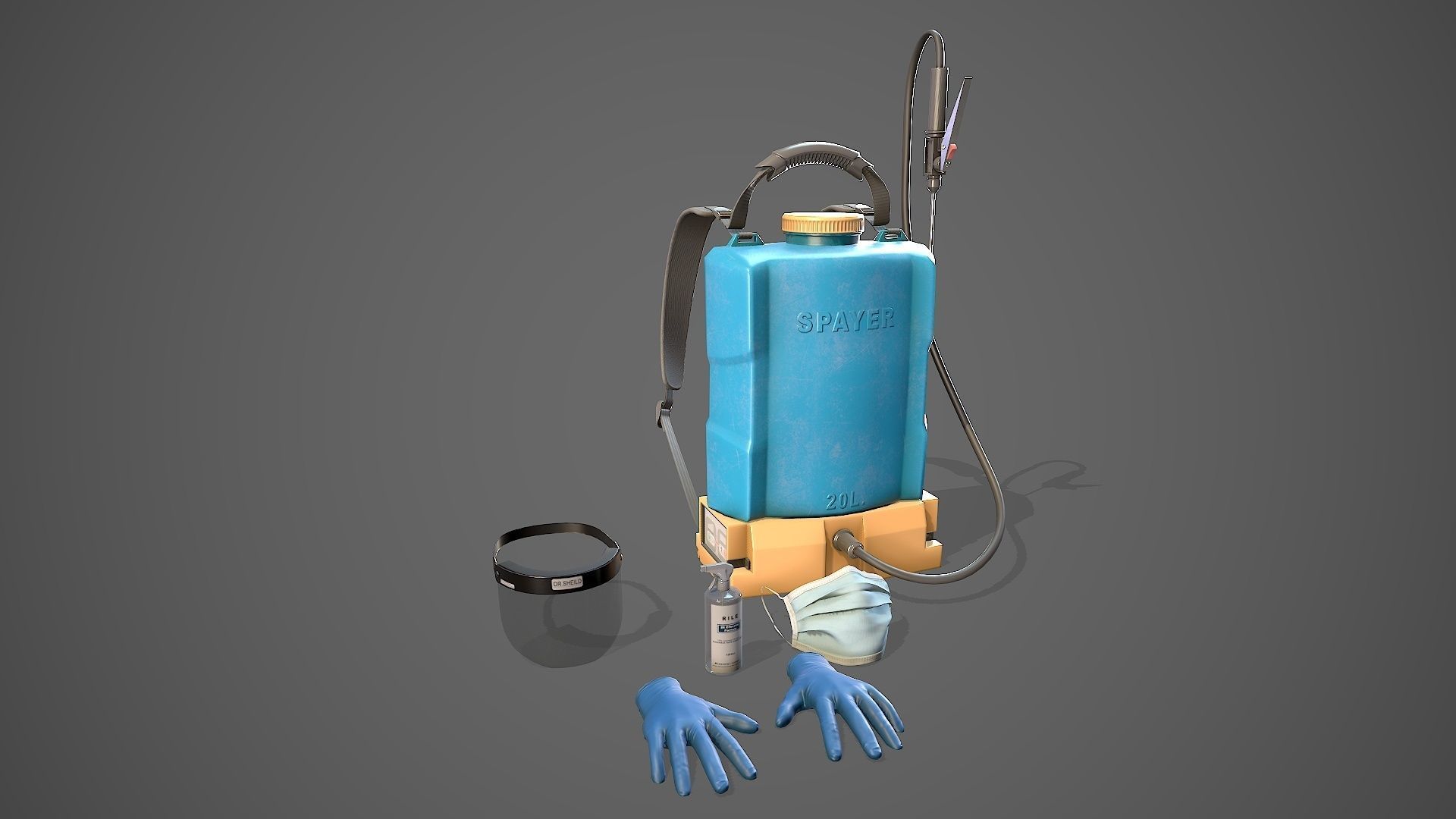 Safety Essentials 05 Low-poly 3D model_2