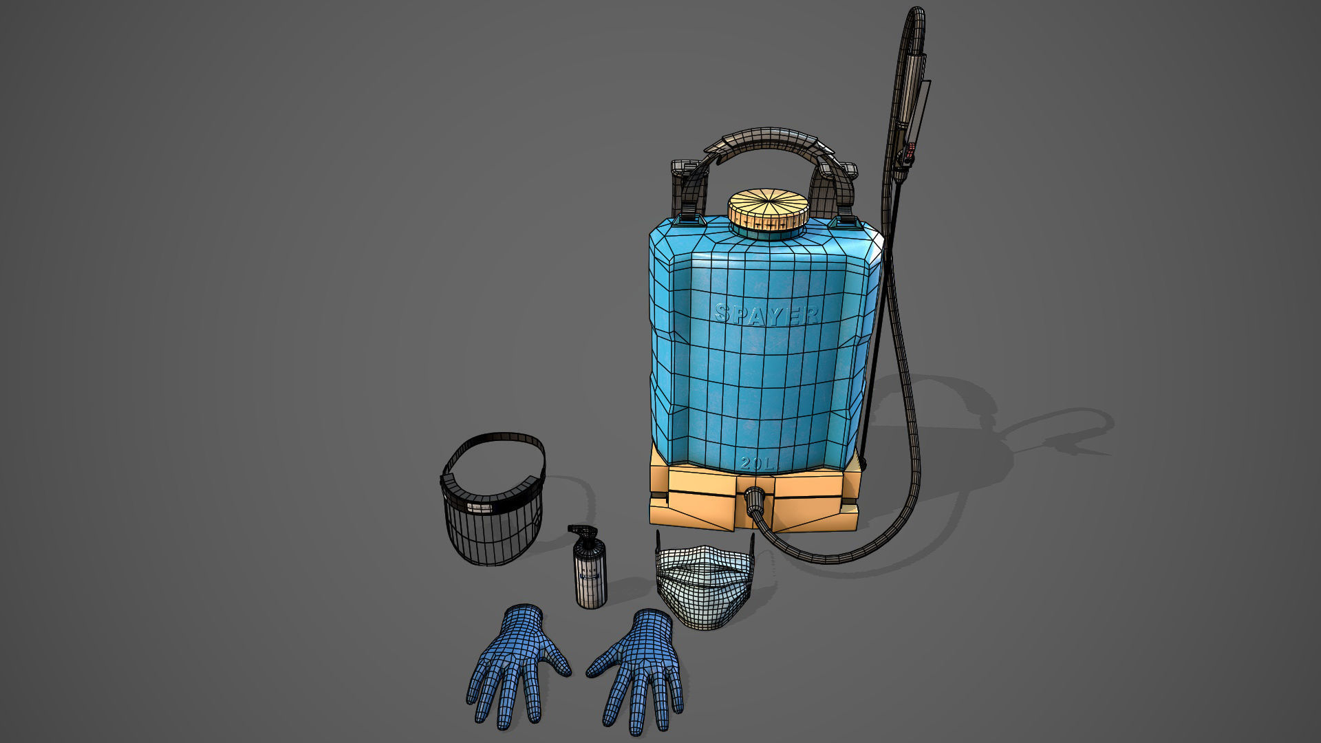 Safety Essentials 05 Low-poly 3D model_5