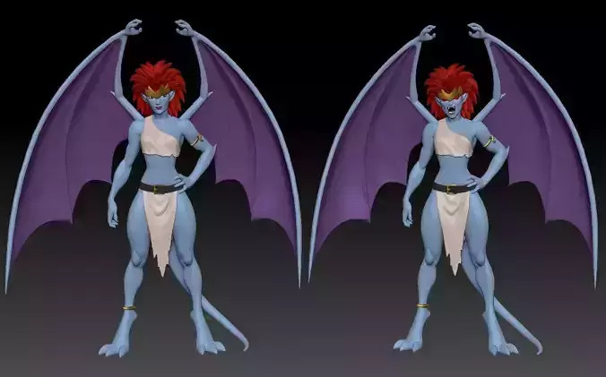 Demona Gargoyles 3D print model