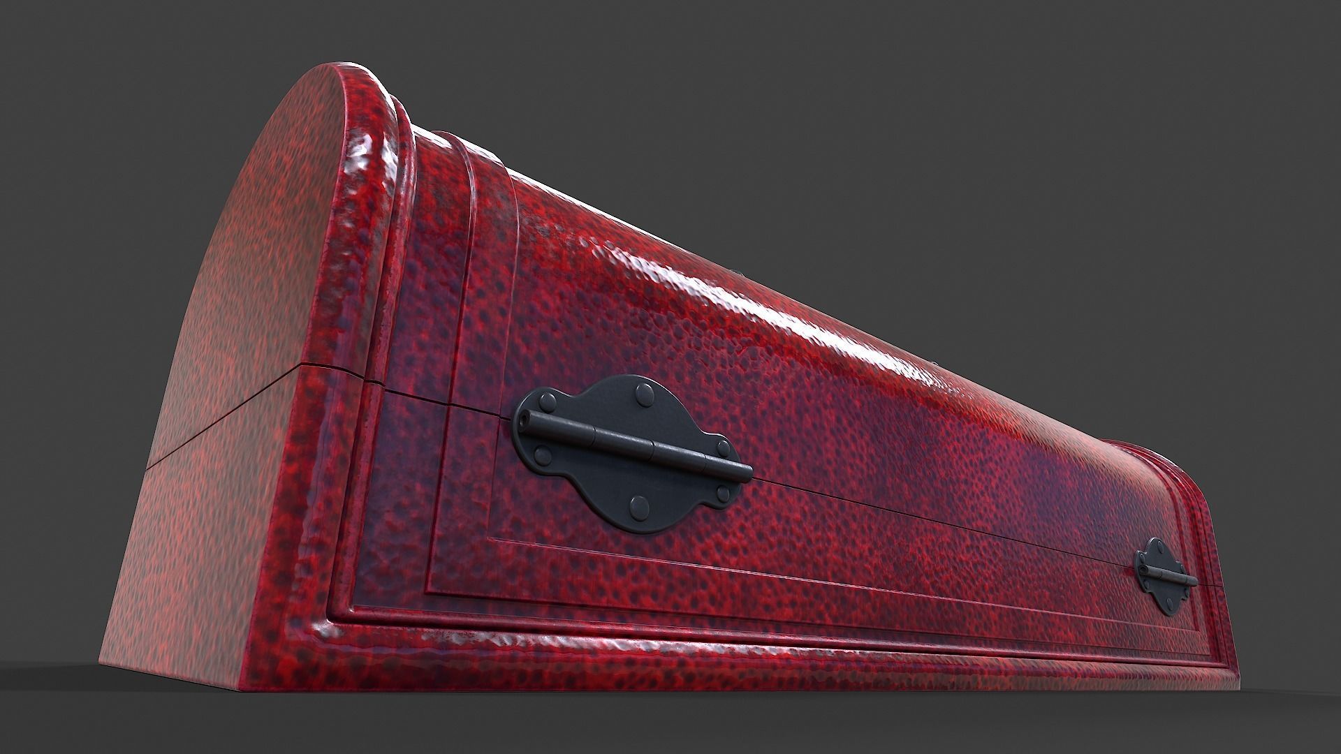 Wooden Case - High Poly 3D model_8