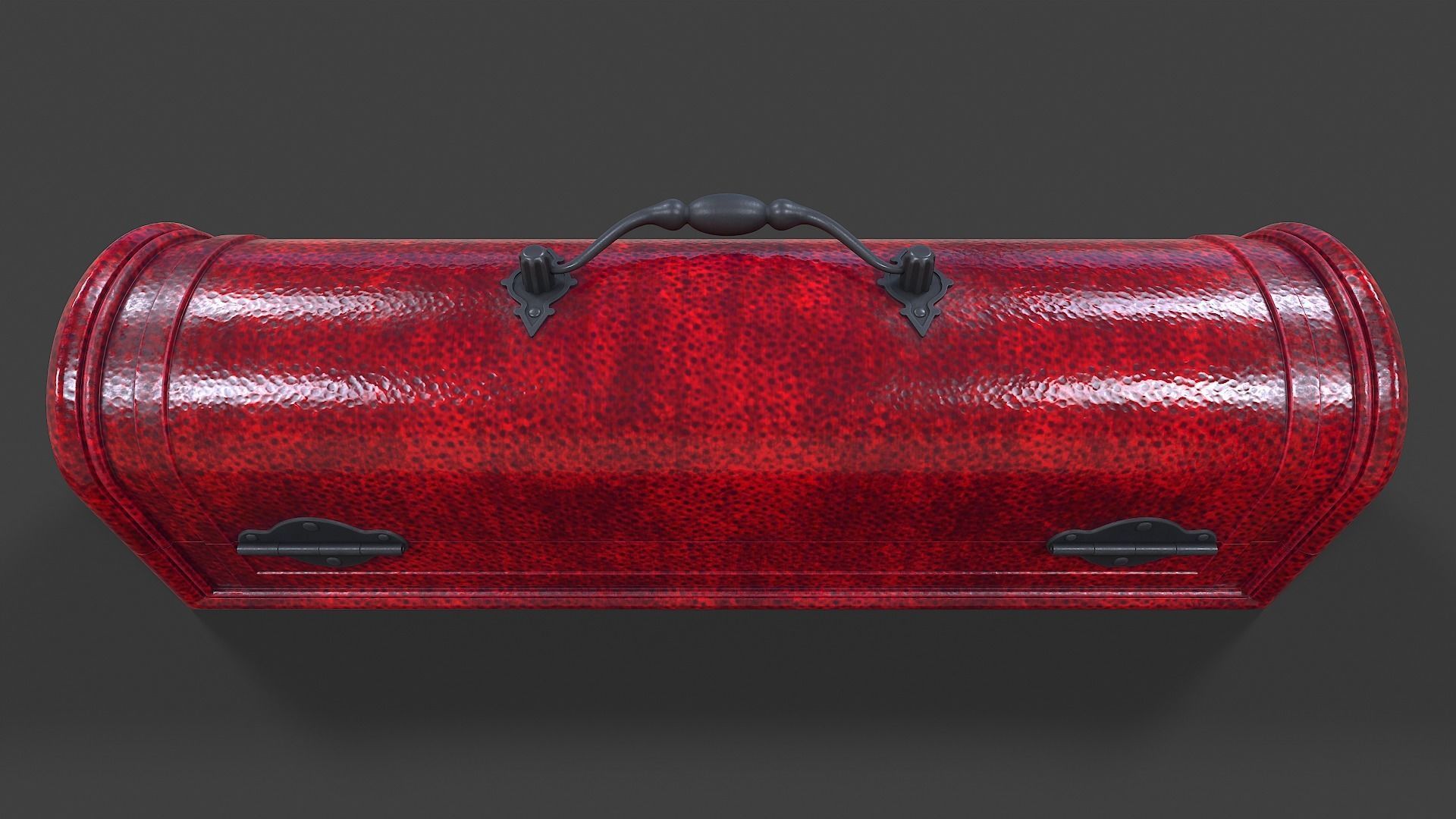 Wooden Case - High Poly 3D model_7