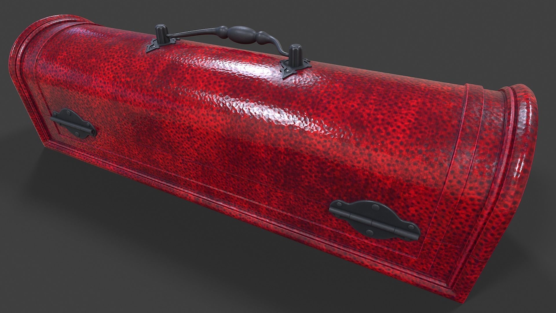 Wooden Case - High Poly 3D model_5