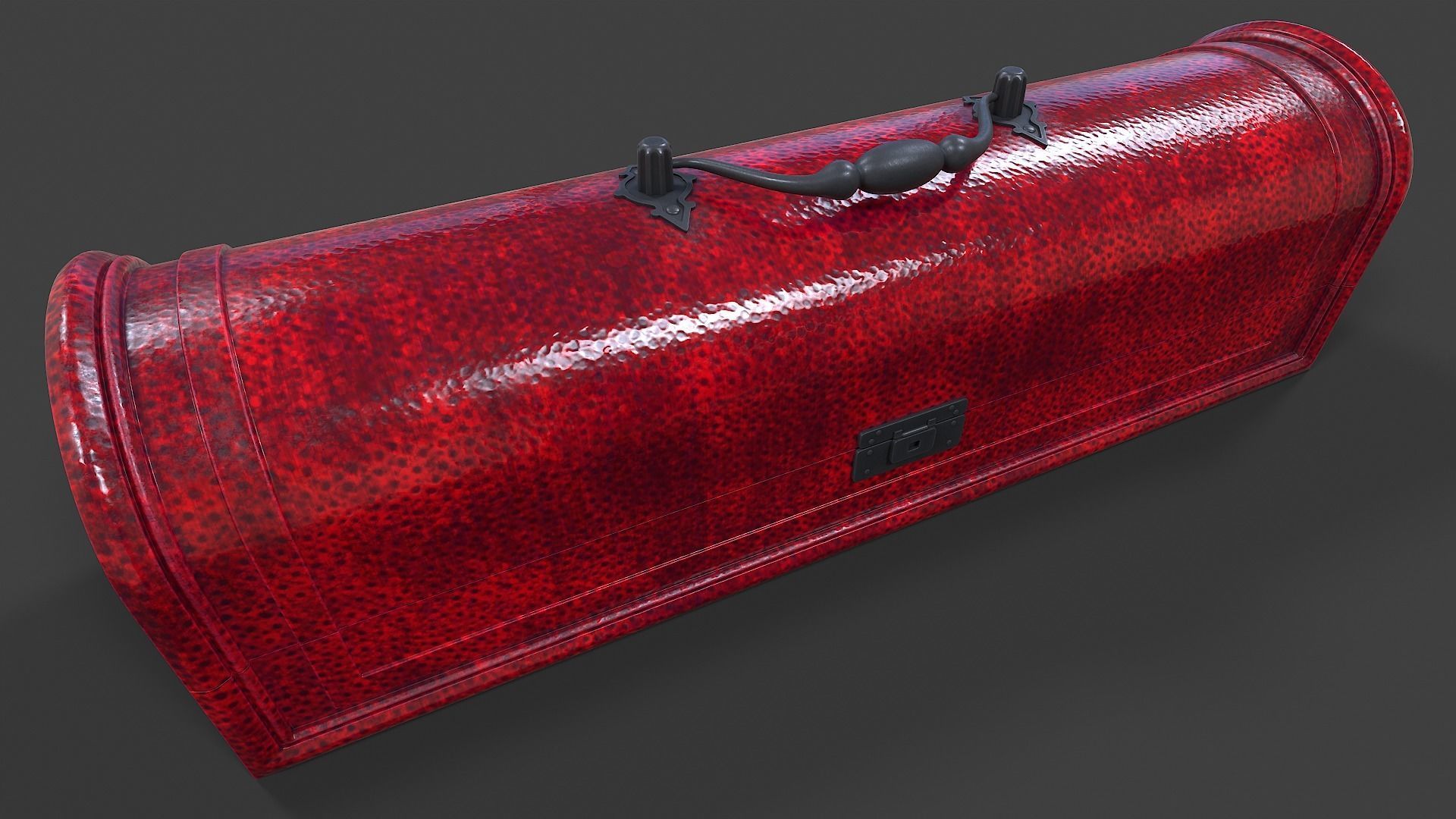 Wooden Case - High Poly 3D model_2