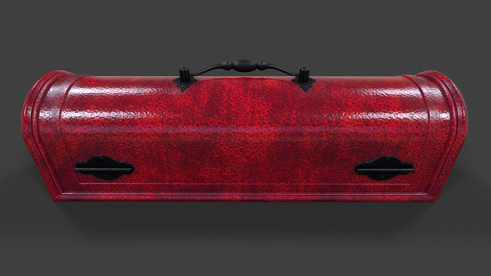 Wooden Case - Low Poly Low-poly 3D model_5