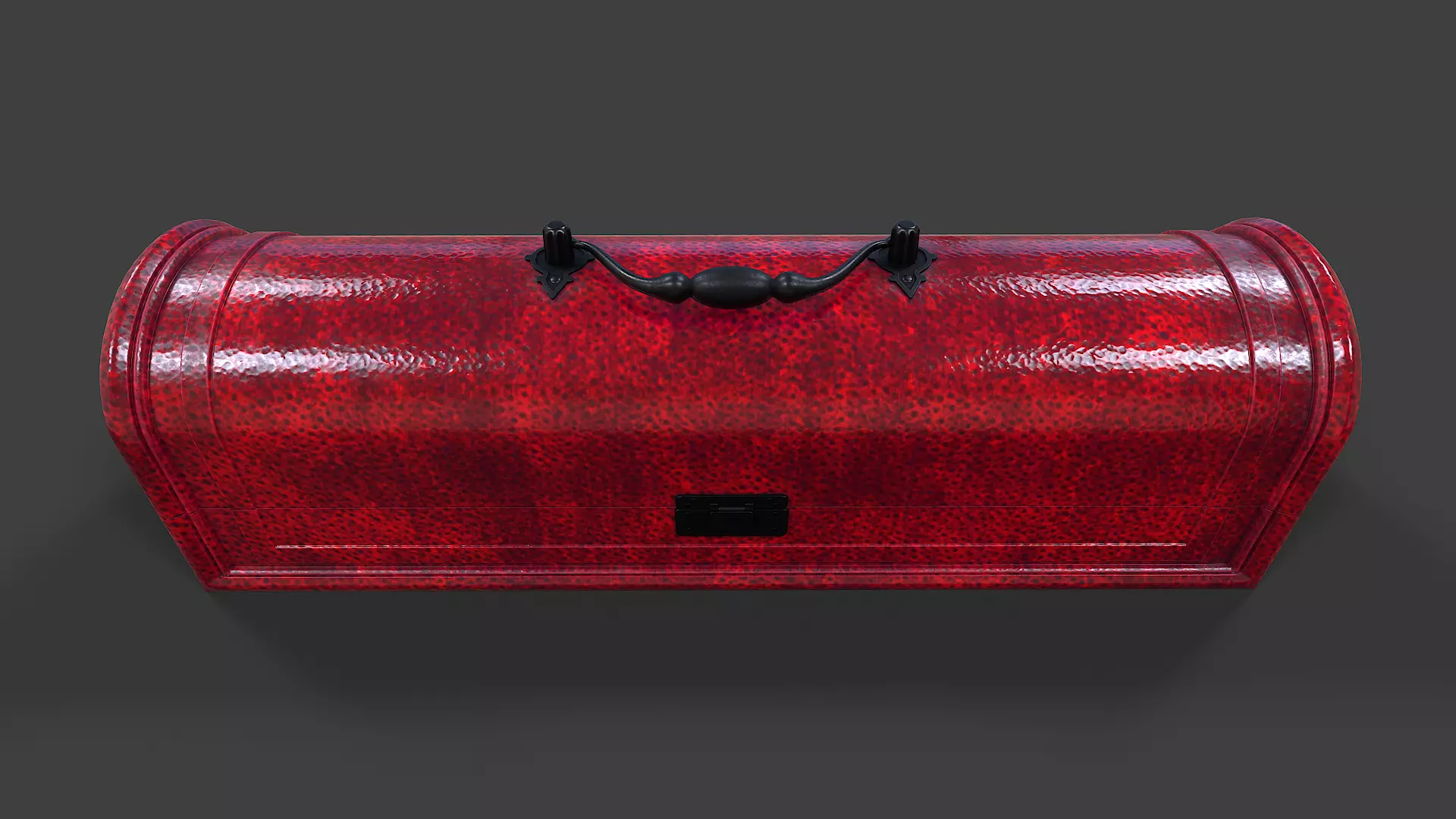 Wooden Case - Low Poly Low-poly 3D model_0